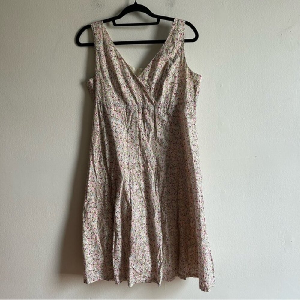 Liberty Art Fabric Sz 10 Floral Cottagecore Cotton Dress